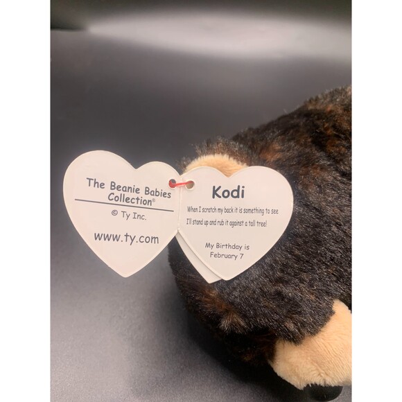 NWT TY Beanie Baby 6" KODI Alaskan Kodiak Black Bear Plush Stuffed Animal Toy - Picture 4 of 4